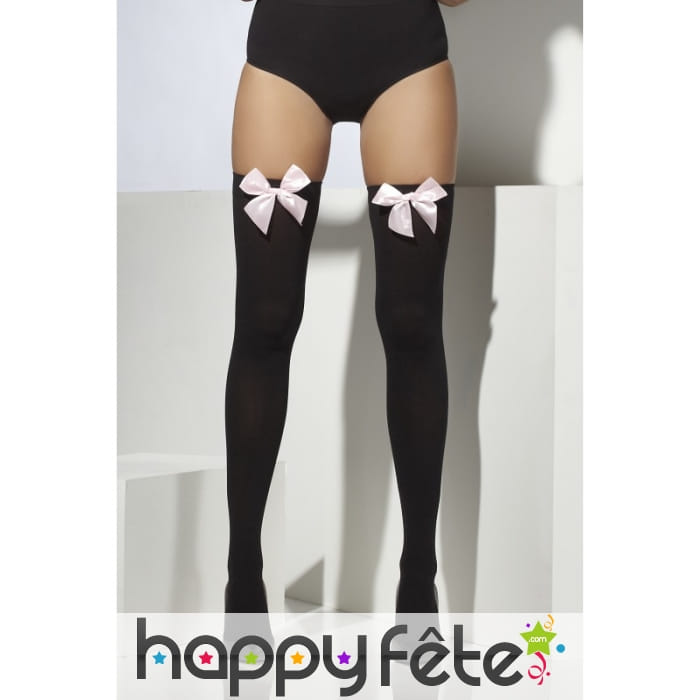 Collants Noire Rose Sexy Femme