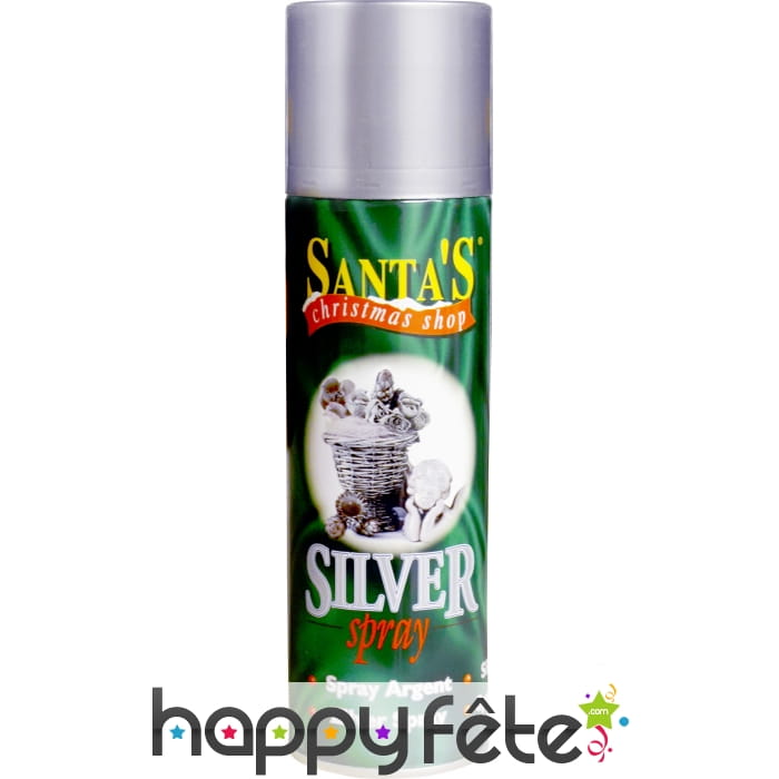 Aerosol de peinture argent