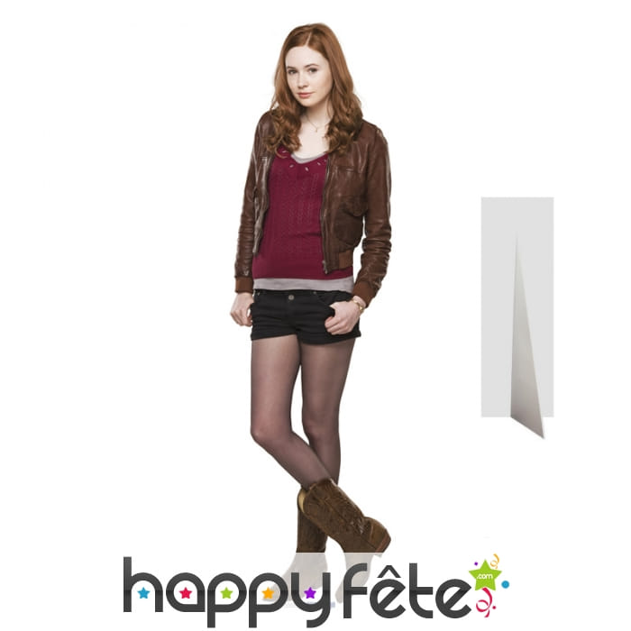 Amy pond taille réelle carton plat, doctor who