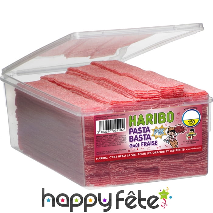 Boite de 150 pasta basta fraise haribo