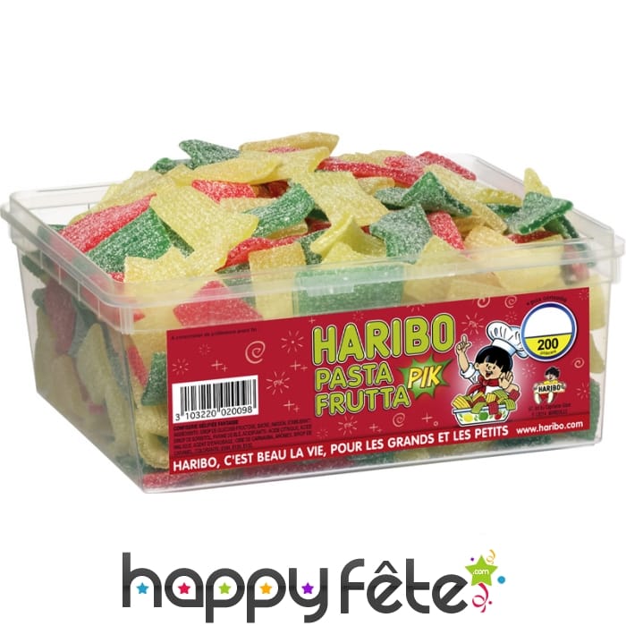 Boite de 200 pasta frutta haribo