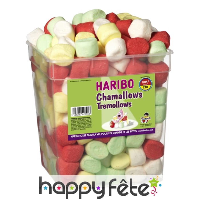 Boite de 210 chamallows tremollows haribo