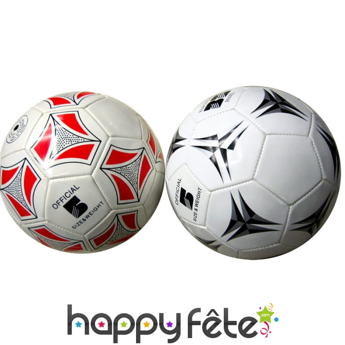 Ballon de foot en simili cuir