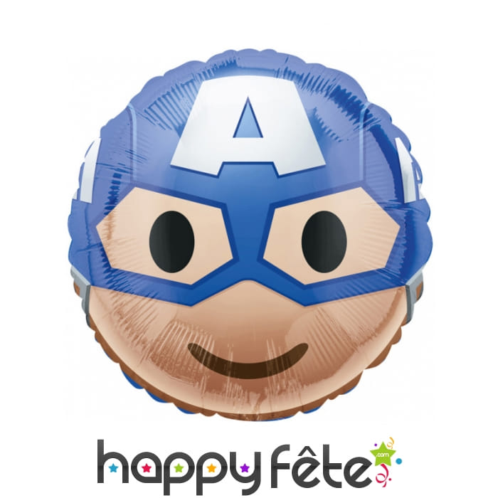 Ballon de la tête de Captain America émoji 43 cm