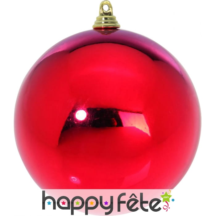 Boule de Noel rouge de 6cm