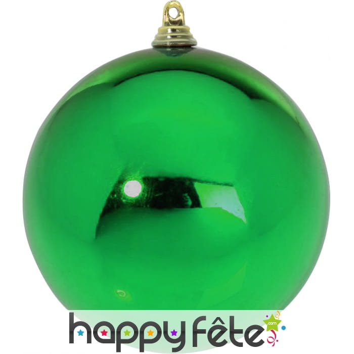 Boule de Noel verte de 6cm