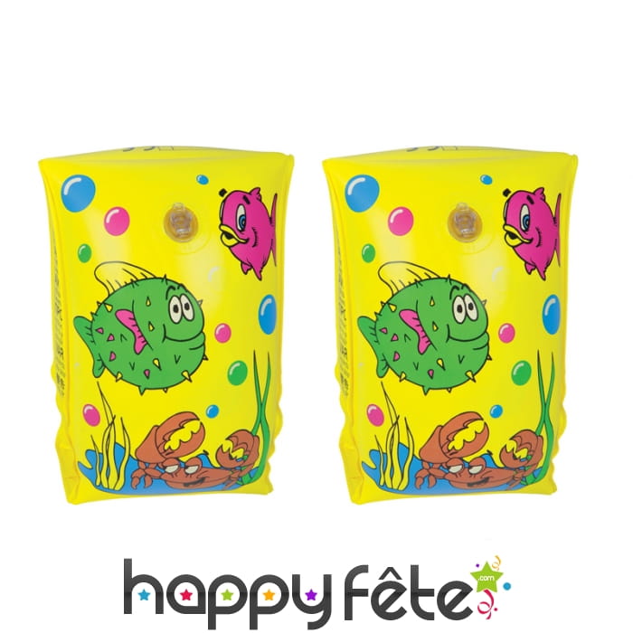 Brassards de natation poissons pour enfant