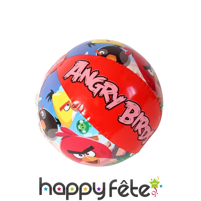 Ballon de plage angry birds