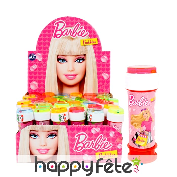 Bulle de savon Barbie 60ml et jeu patience