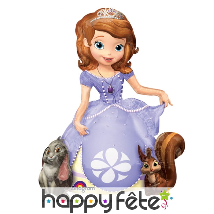 Ballon en forme de princesse sofia