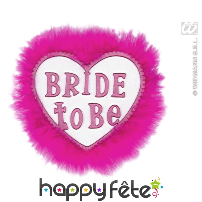 Broche future mariée "bride to be"