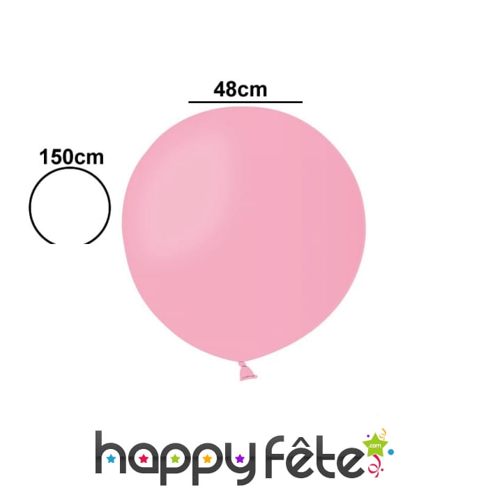 Ballon géant rose de 48 cm