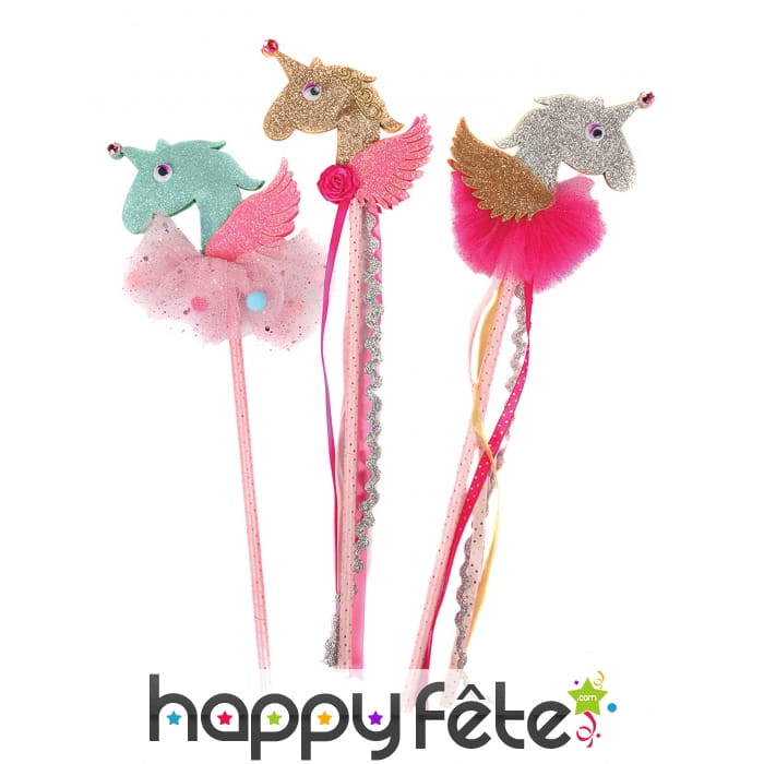 Baguette licorne de 34cm pour enfant