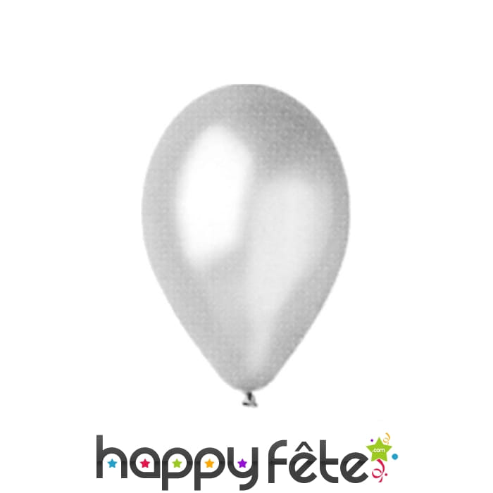 Ballons métal argent