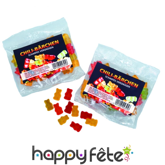 Bonbons oursons piment