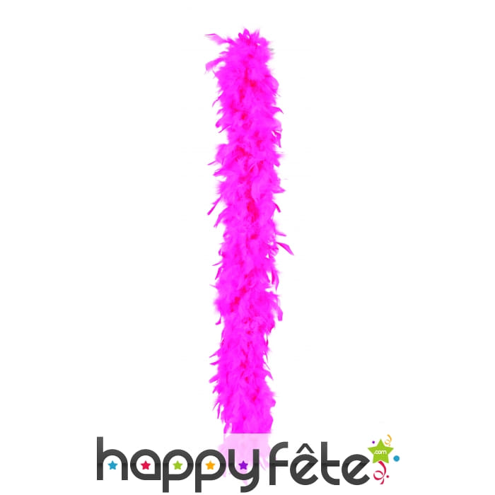 Boa plumes fuschia 180 cm