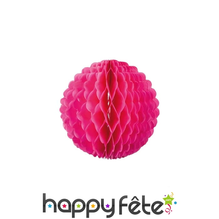 Boule papier fuchsia de 32 cm