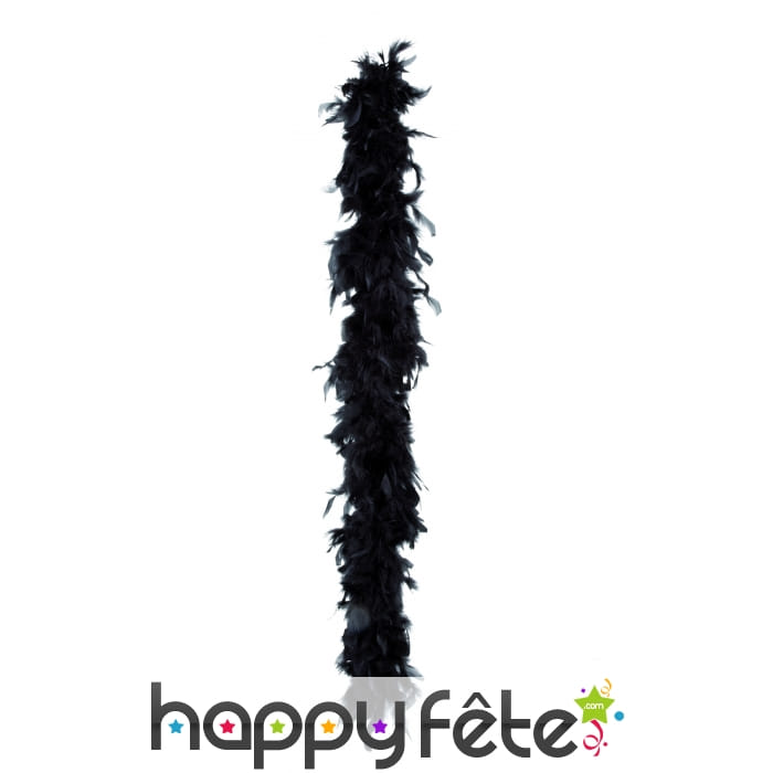 Boa plumes noires 180 cm