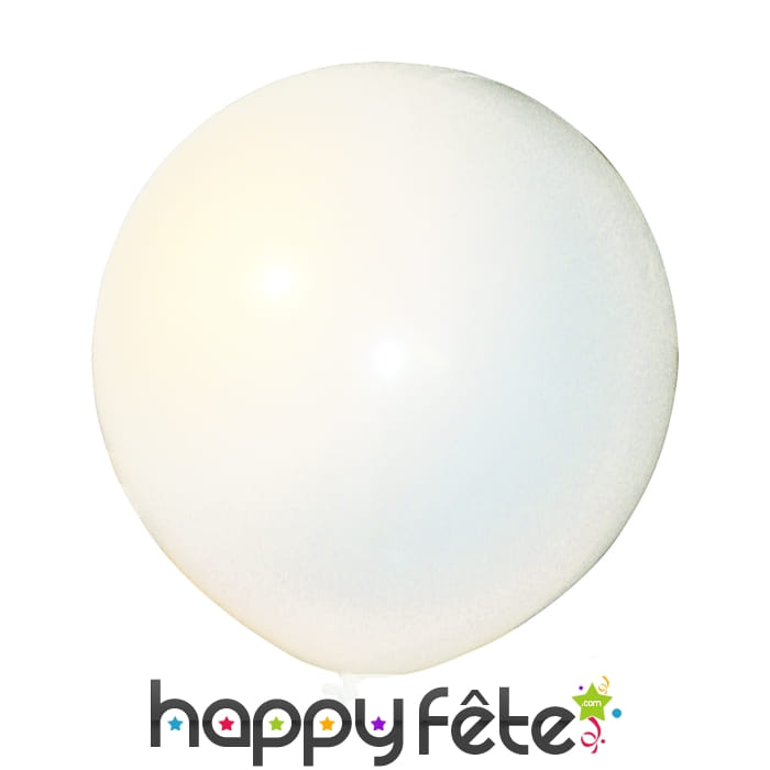 Ballon rond geant blanc