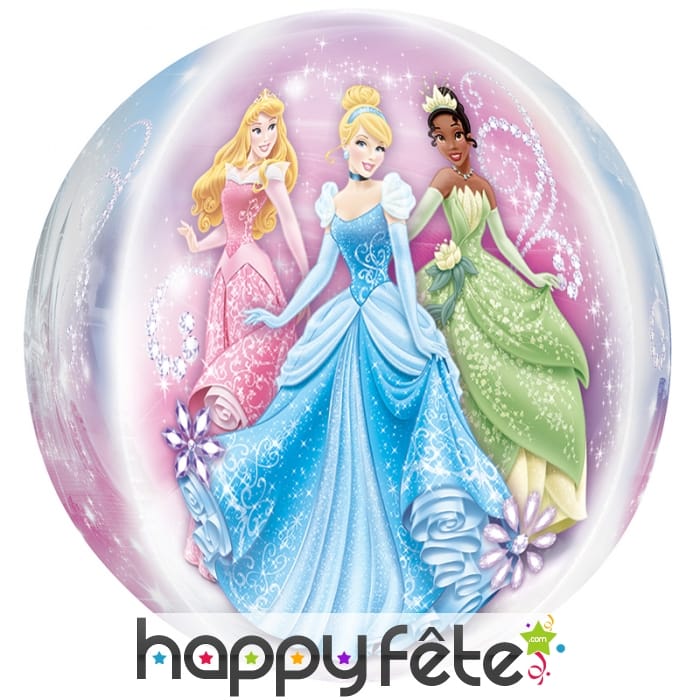 Ballon rond princesses Disney