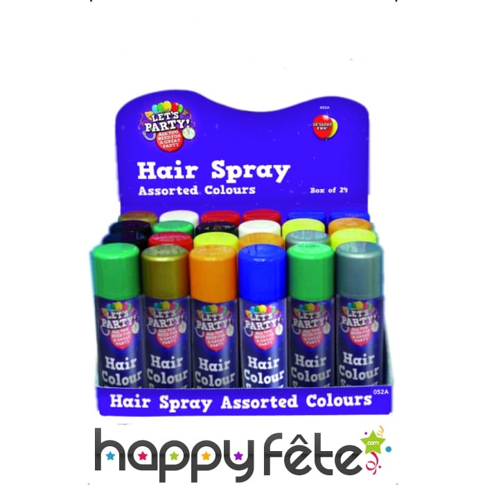 Boîte spray cheveux