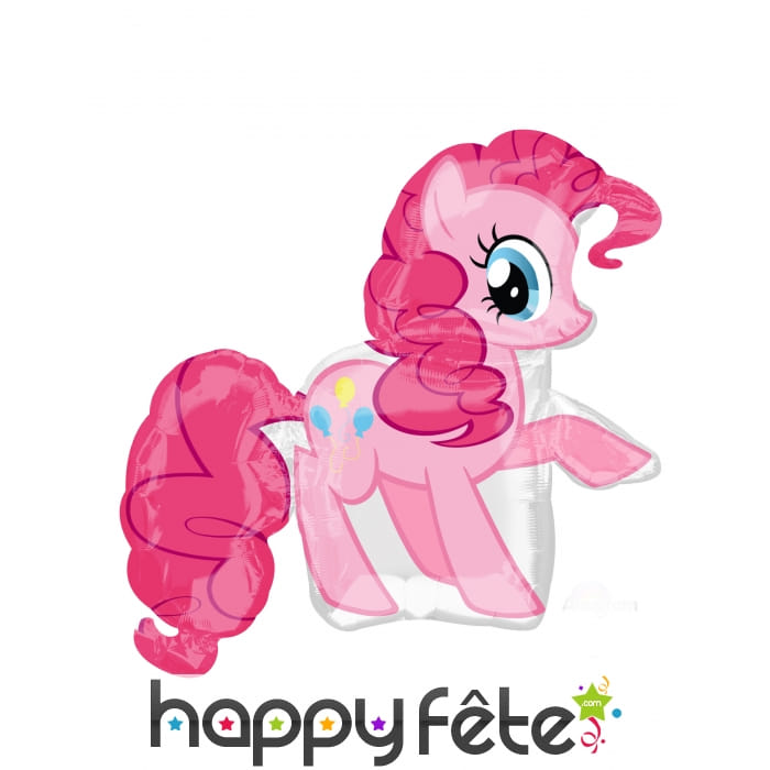 Ballon silhouette de Pinkie Pie rose de 71cm