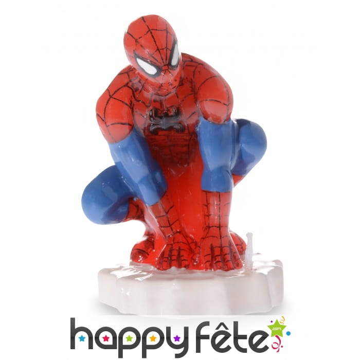 Bougie Spiderman de 8 cm