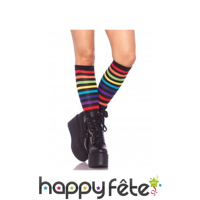 Chaussettes arc-en-ciel