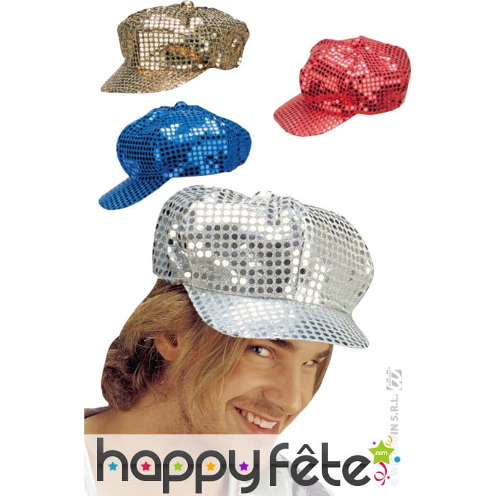 Casquette à paillettes