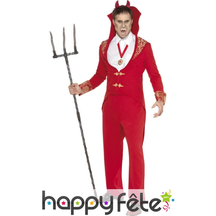 Costume beau diable rouge