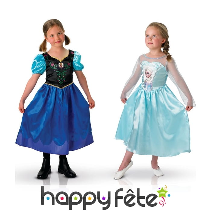 Costumes de Anna et Elsa, La Reine des Neiges