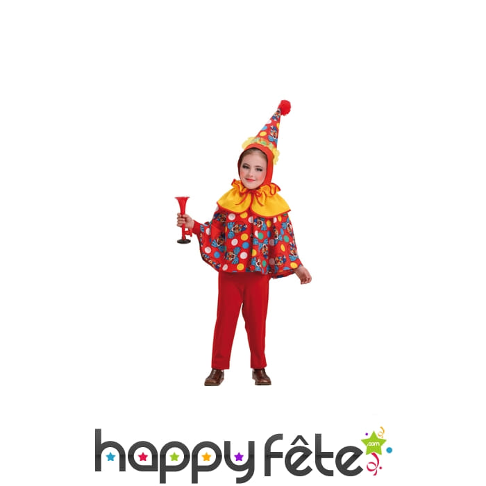 Cape de clown enfant