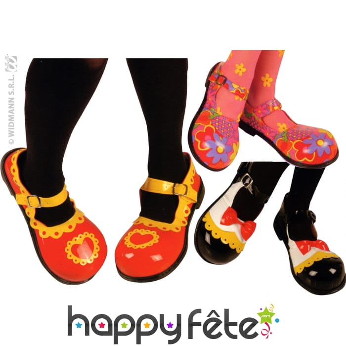 Chaussures de clown pour femme