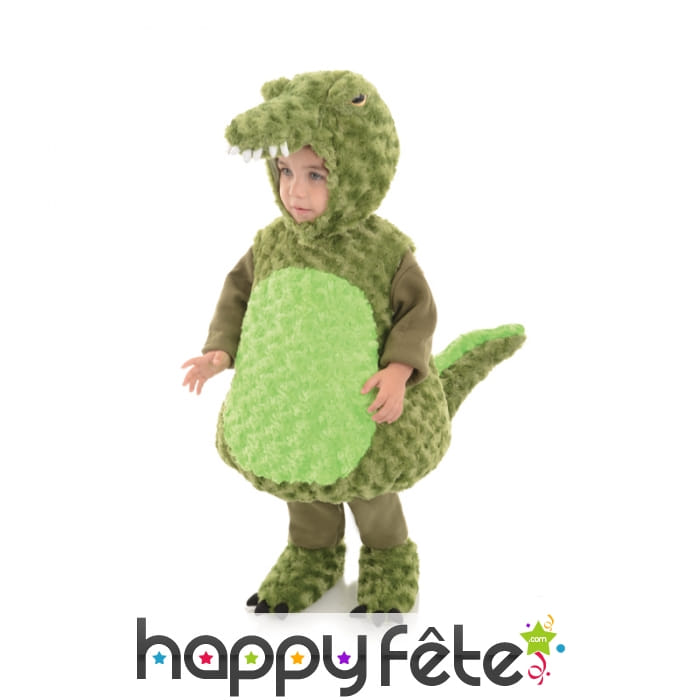 Costume de crocodile en peluche pour enfant