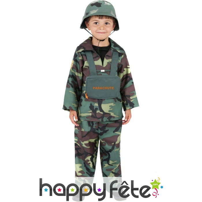 Costume d'enfant parachutiste