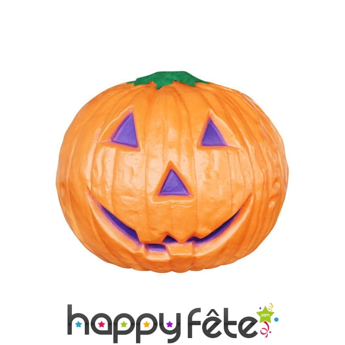 Citrouille d'Halloween en plastique de 28cm