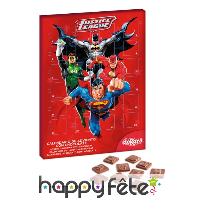 Calendrier de l'avent Justice League