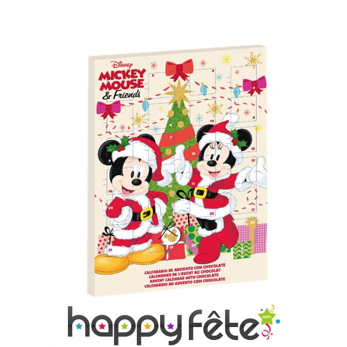 Calendrier de l'avent Mickey & Minnie spécial Noël