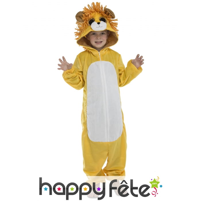 Combinaison de lion taille enfant