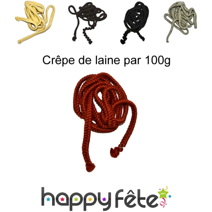 Crêpe de laine par 100g