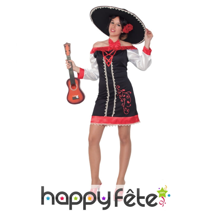 Costume de mexicaine jupe courte