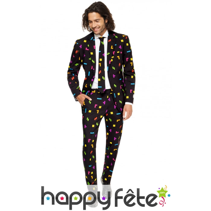 Costume de Monsieur Tetris Opposuits adulte