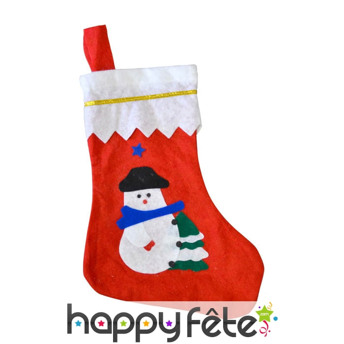 Chaussette de noel de 30 cm