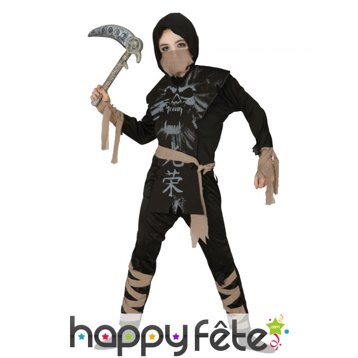 Costume de ninja des morts pour enfant