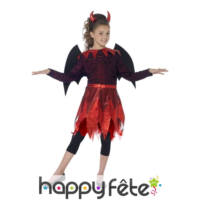 Costume de petite diablesse enfant