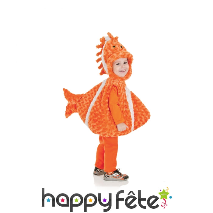 Costume de poisson en peluche pour enfant