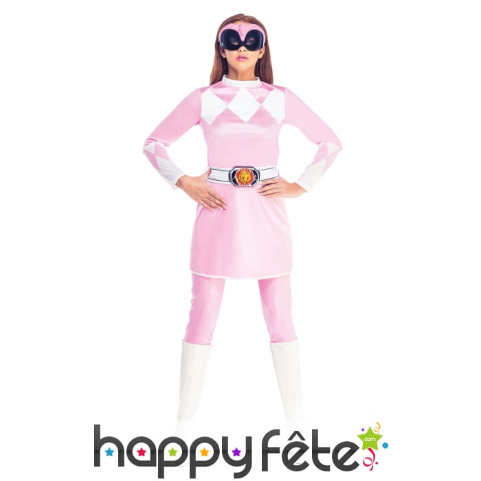 Costume de Power Rangers rose pour femme