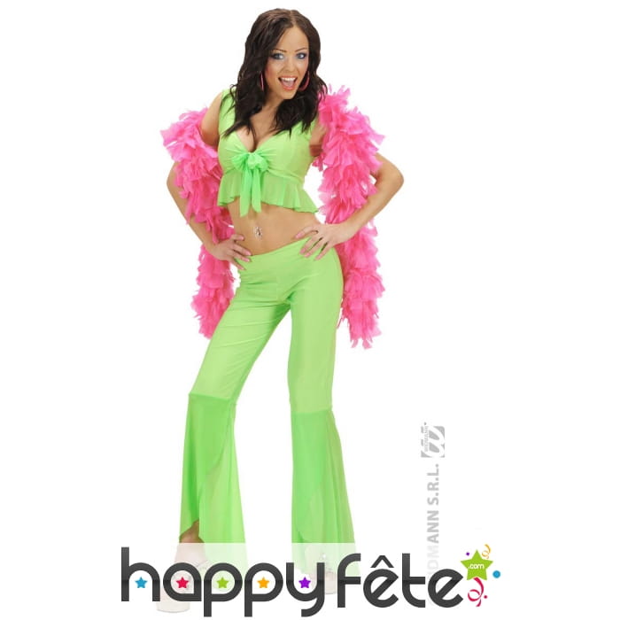 Costume danseuse samba de janeiro vert fluo