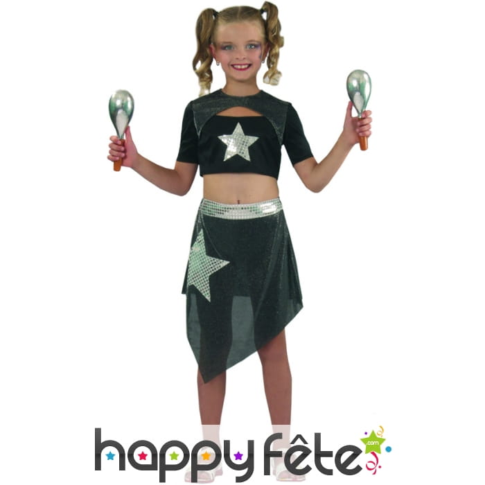 Costume enfant starlette jupe