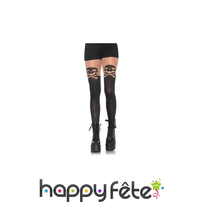 Collants insigne de pirate en spandex